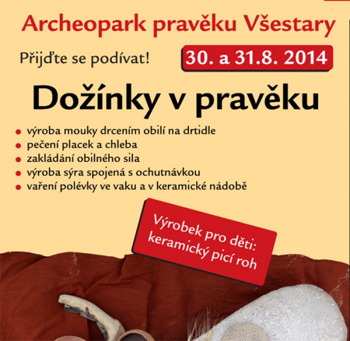 30.08.2014 - Dožínky - sklizeň a pravěká kuchyně v Archeoparku Všestary