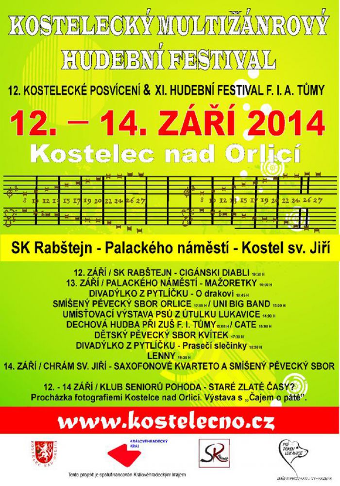 12.09.2014 - Kostelecký multižánrový hudební festival 2014