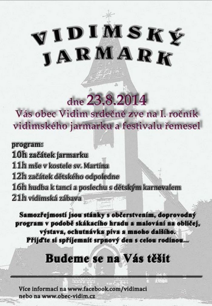 23.08.2014 - VIDIMSKÝ JARMARK  2014 - okres Mělník