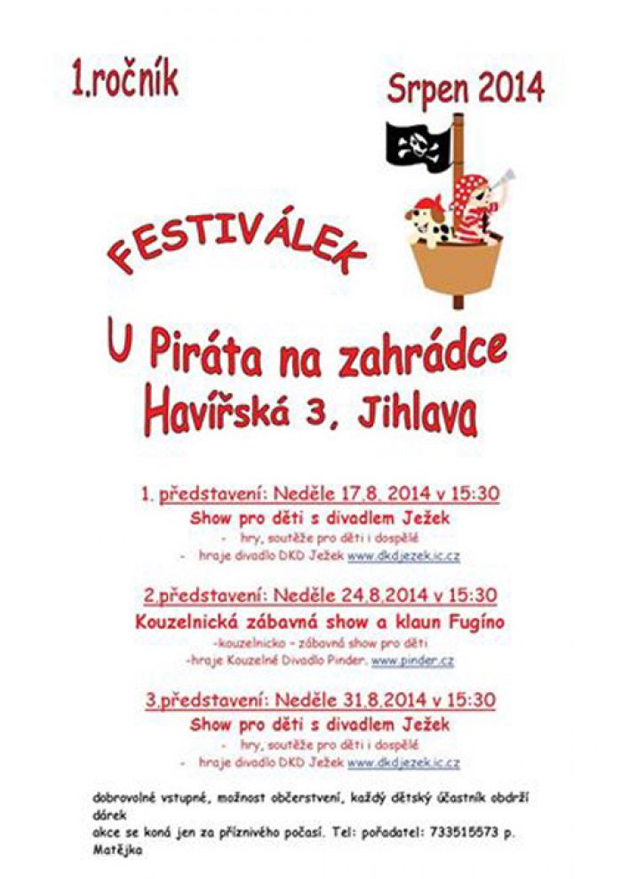 31.08.2014 - Dětský festiválek - (Show pro děti) / Jihlava