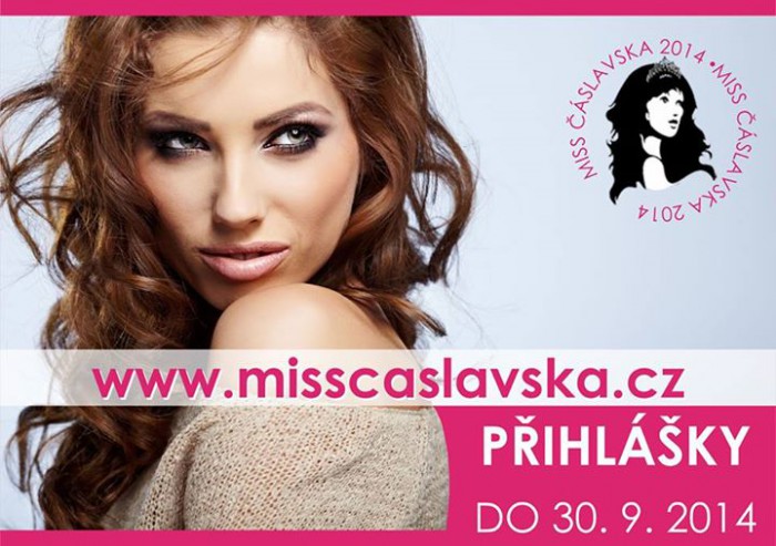 30.09.2014 - MISS Čáslavska 2014 - příjem přihlášek!