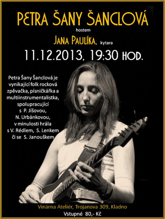 11.12.2013 - KONCERT - PETRA ŠANY ŠANCLOVÁ 