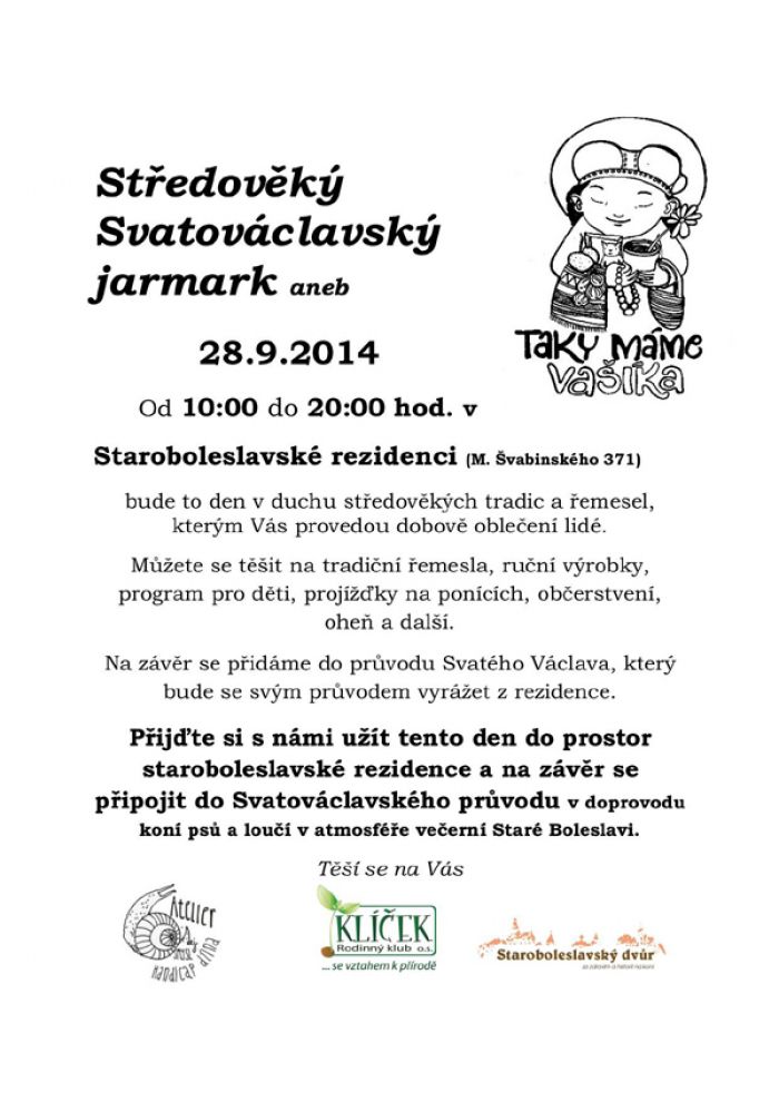 28.09.2014 - Středověký Svatováclavský jarmark - Stará Boleslav