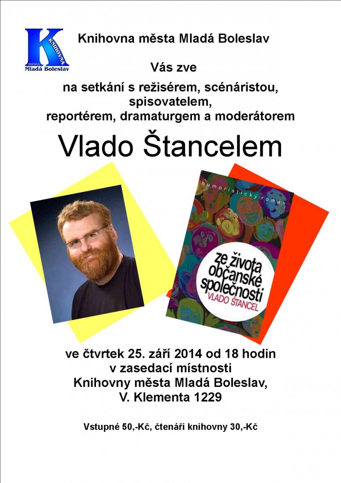25.09.2014 - Vlado Štancel - prezentace nové knihy / Mladá Boleslav