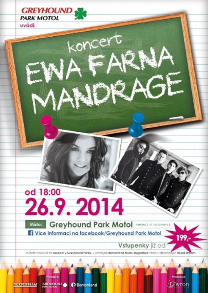 26.09.2014 - Open Air Koncert EWA FARNA, MANDRAGE - Praha