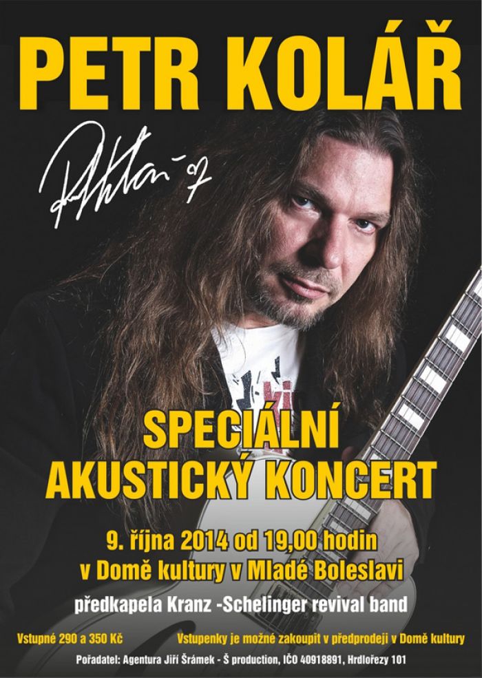 09.10.2014 - Petr Kolář - Akustik TOUR 2014 - Mladá Boleslav
