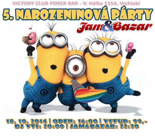 18.10.2014 - 5. Narozeninová párty + Jam & Bazar - Vrchlabí