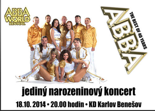 18.10.2014 - ABBA - the best of 40 years  /  Benešov