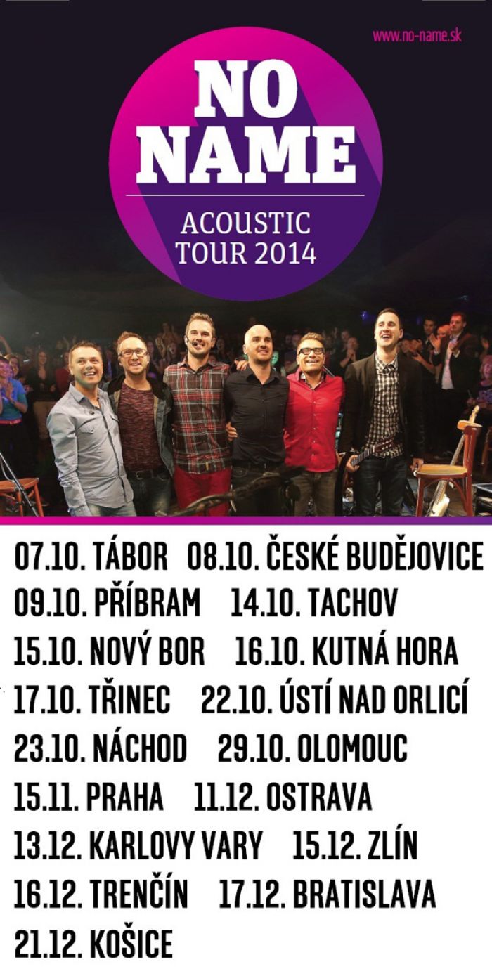 08.10.2014 - NO NAME - ACOUSTIC TOUR 2014 - České Budějovice