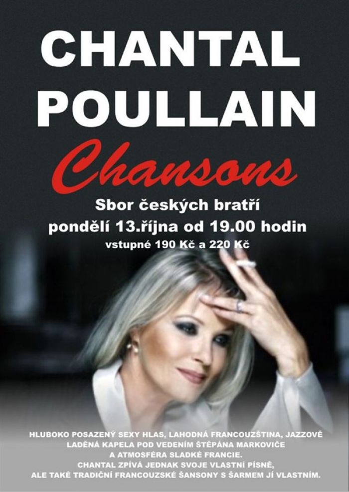 13.10.2014 - CHANTAL POULLAIN - CHANSONS - Mladá Boleslav