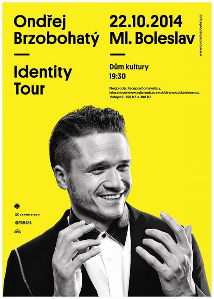 22.10.2014 - Ondřej Brzobohatý - Identity tour / Mladá Boleslav