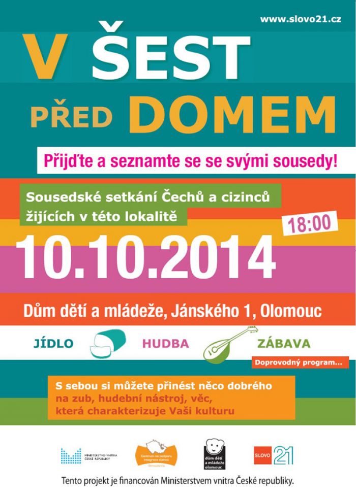 10.10.2014 - V šest před domem - Olomouc