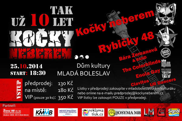 25.10.2014 - TAK UŽ 10 LET KOČKY NEBEREM - Mladá Boleslav