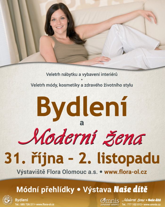31.10.2014 - BYDLENÍ A MODERNÍ ŽENA 2014 - Flora Olomouc