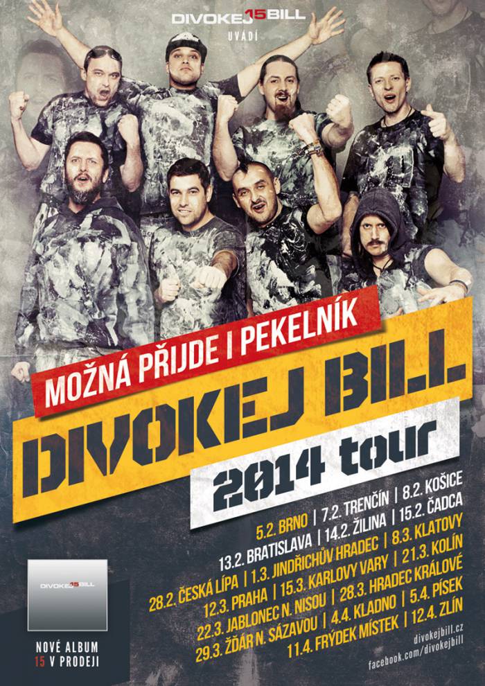 28.02.2014 - Divokej Bill - TOUR 2014