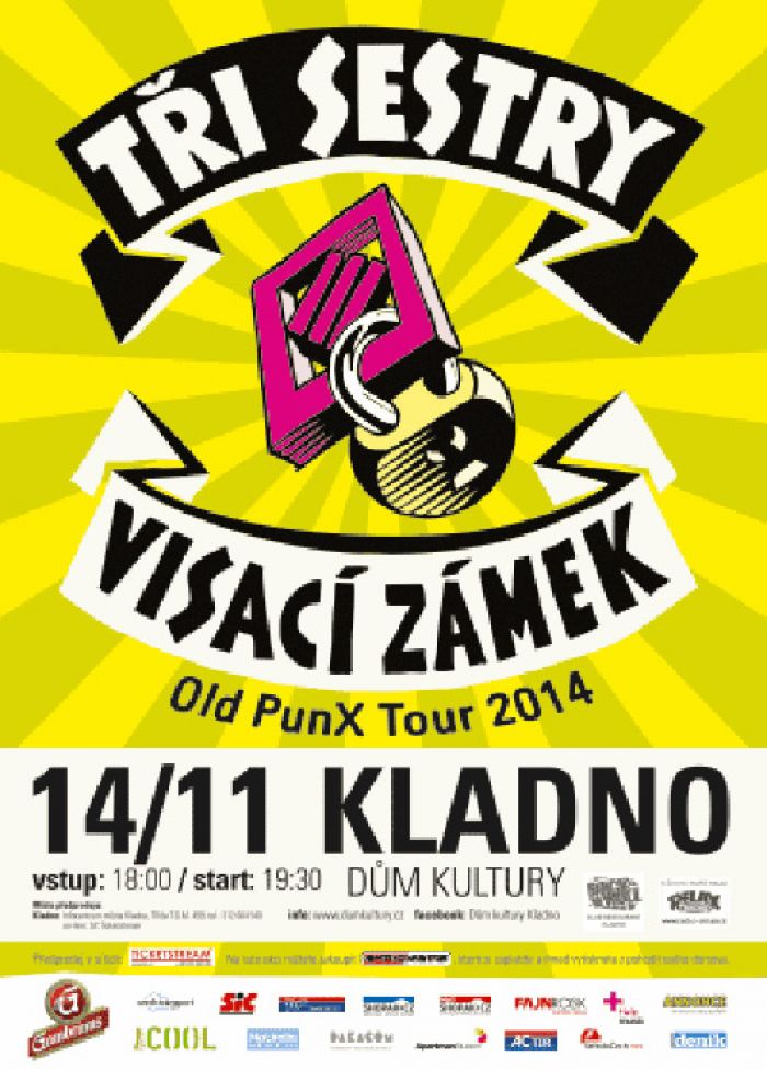 14.11.2014 - Old PunX Tour 2014 - Tři sestry a Visací zámek / Kladno