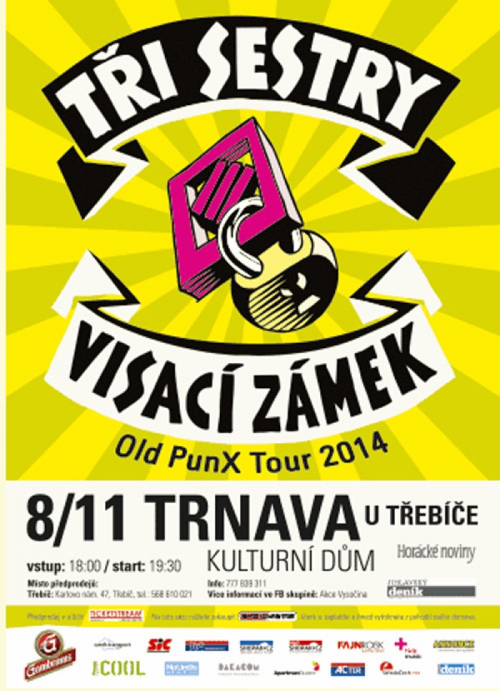 08.11.2014 - Old PunX Tour 2014 - Tři sestry a Visací zámek / Trnava u Třebíče