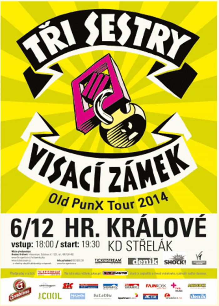 06.12.2014 - Old PunX Tour 2014 - Tři sestry a Visací zámek /  Hradec Králové