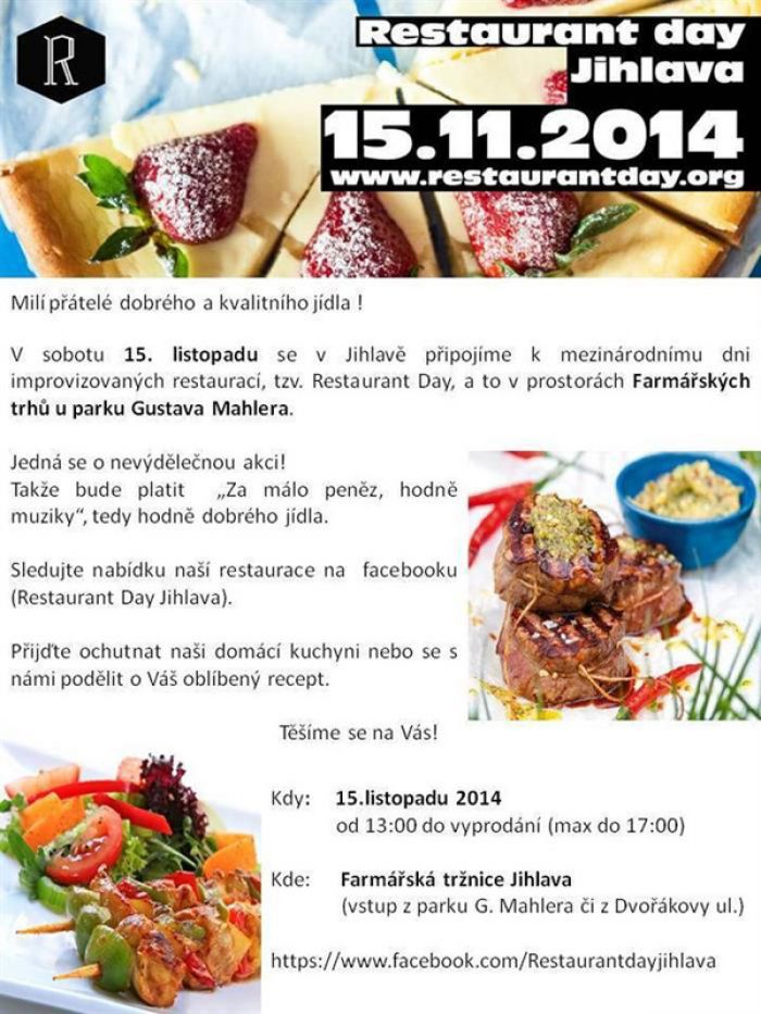 15.11.2014 - Restaurant day Jihlava