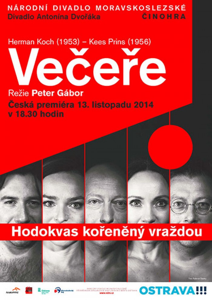 13.11.2014 - Herman Koch, Kees Prins - VEČEŘE / Ostrava