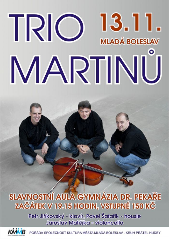 13.11.2014 - Trio Martinů - Mladá Boleslav