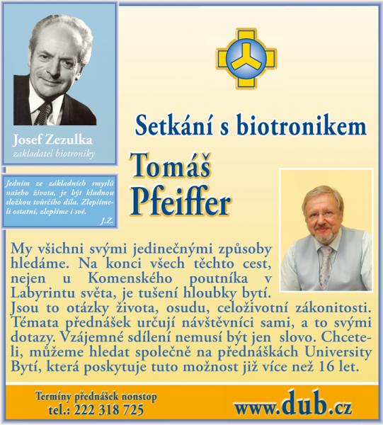 16.11.2014 - Setkání s biotronikem Tomášem Pfeifferem - Prostějov