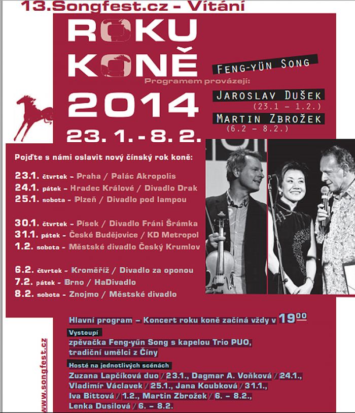 25.01.2014 - 13.Songfest.cz - Vítání roku koně 2014