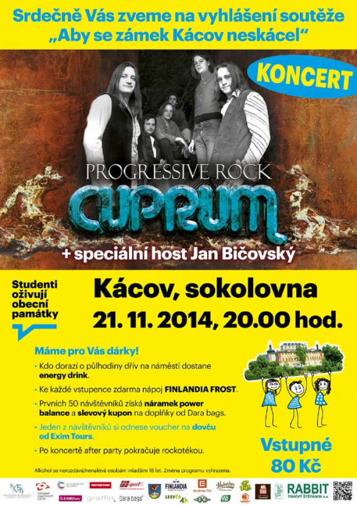 21.11.2014 - Koncet kapely CUPRUM - host Jan Bičovský / Kácov