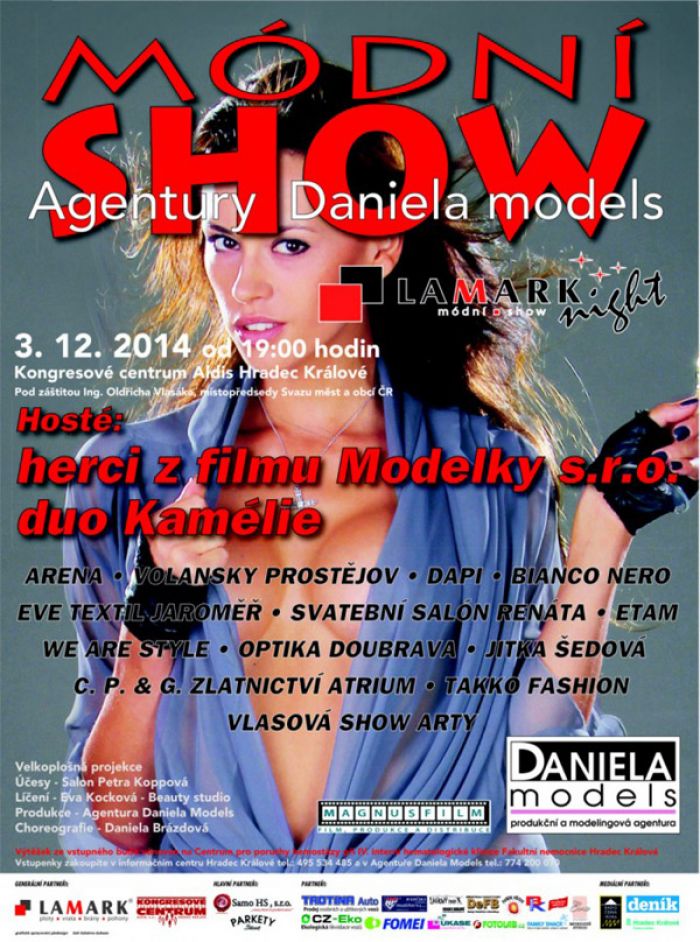 03.12.2014 - LAMARK night - módní show 2014 - Hradec Králové