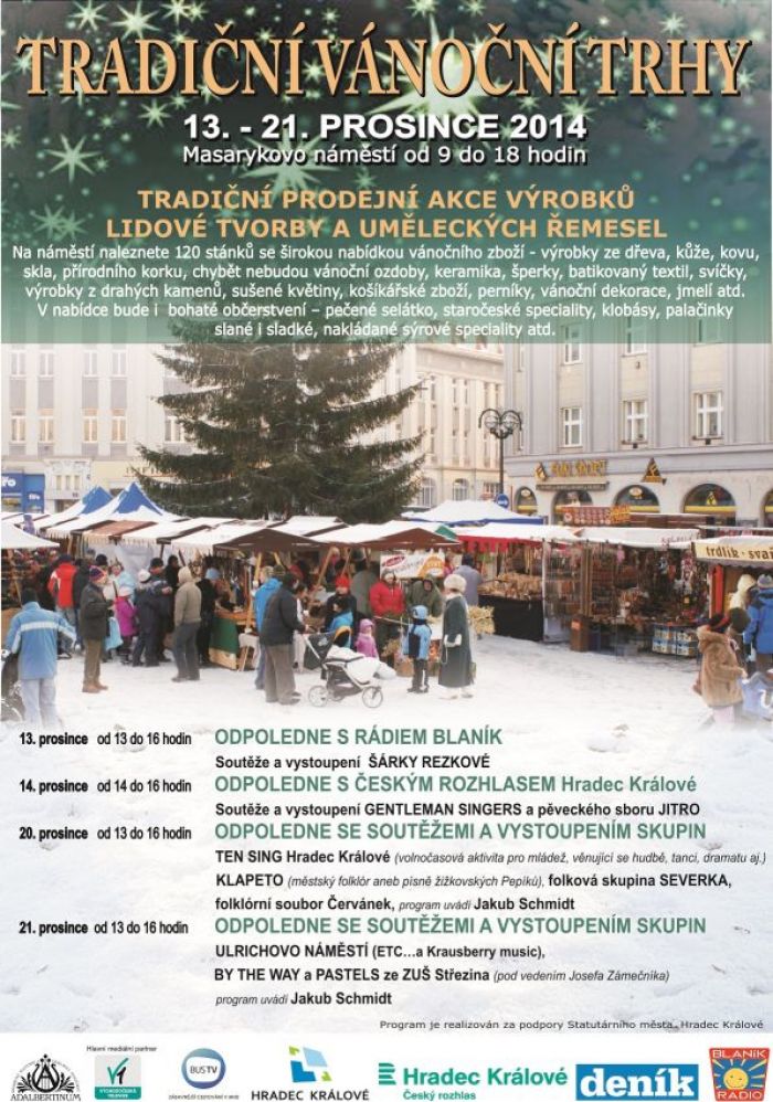 13.12.2014 - Tradiční vánoční trhy - Hradec Králové