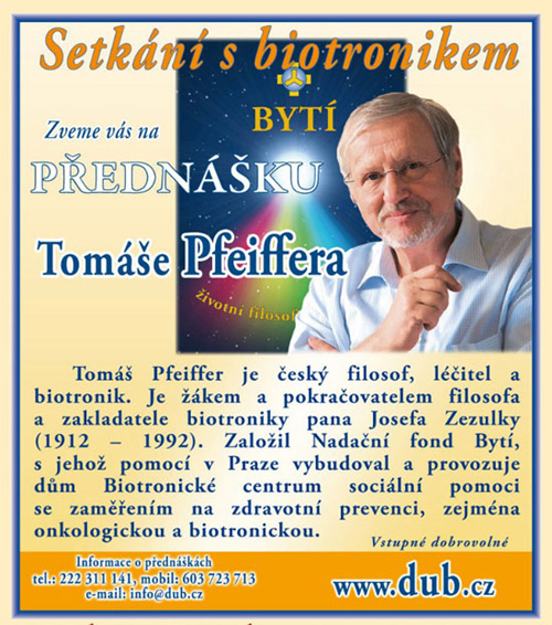 28.02.2015 - Setkání s biotronikem Tomášem Pfeifferem - Plzeň