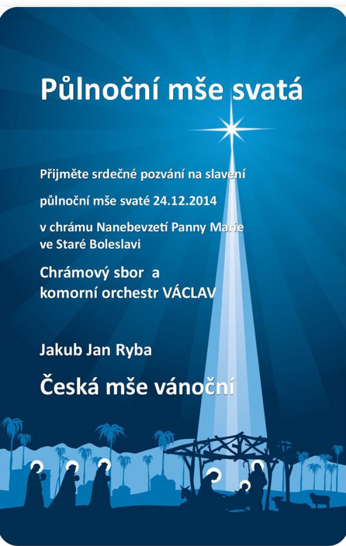 24.12.2014 - Půlnoční mše svatá - Stará Boleslav