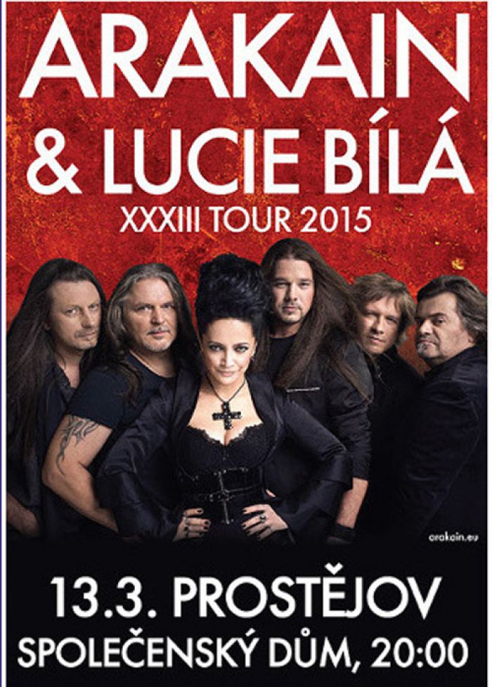 13.03.2015 - ARAKAIN & LUCIE BÍLÁ XXXIII TOUR 2015 - Prostějov
