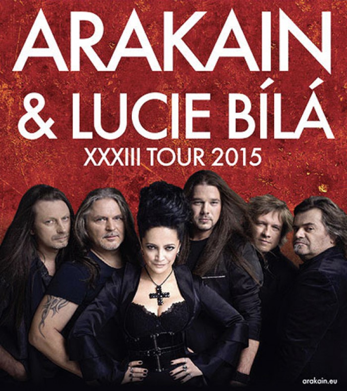 21.03.2015 - ARAKAIN & LUCIE BÍLÁ XXXIII TOUR 2015 - České Budějovice