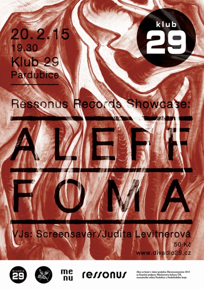 20.02.2015 - RESSONUS RECORDS SHOWCASE: ALEFF / FOMA - Pardubice