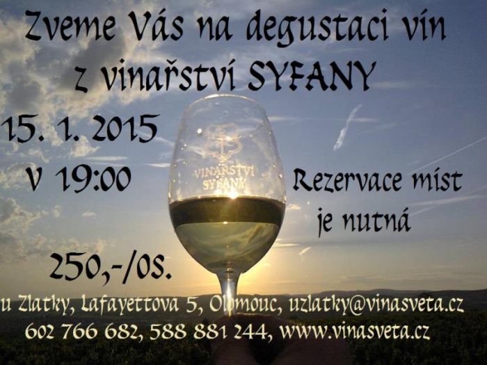 14.02.2015 - Degustace vín ve vinárně U Zlatky - Olomouc