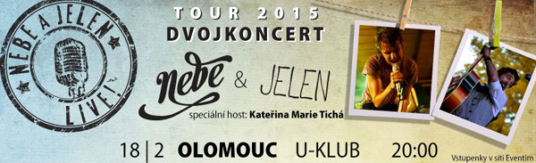 18.02.2015 - Nebe & Jelen Tour 2015  / Olomouc