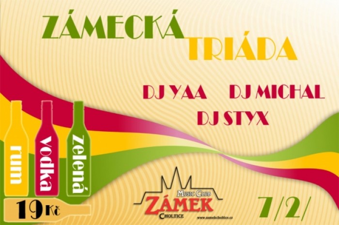 07.02.2015 - Zámecká triáda - Music club Zámek Choltice
