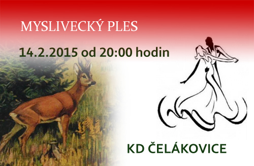 14.02.2015 - Ples Okresních myslivců - Čelákovice