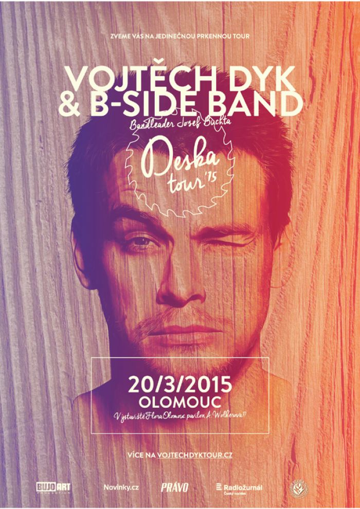 20.03.2015 - VOJTĚCH DYK A B-SIDE BAND - DESKA TOUR 2015 / Olomouc