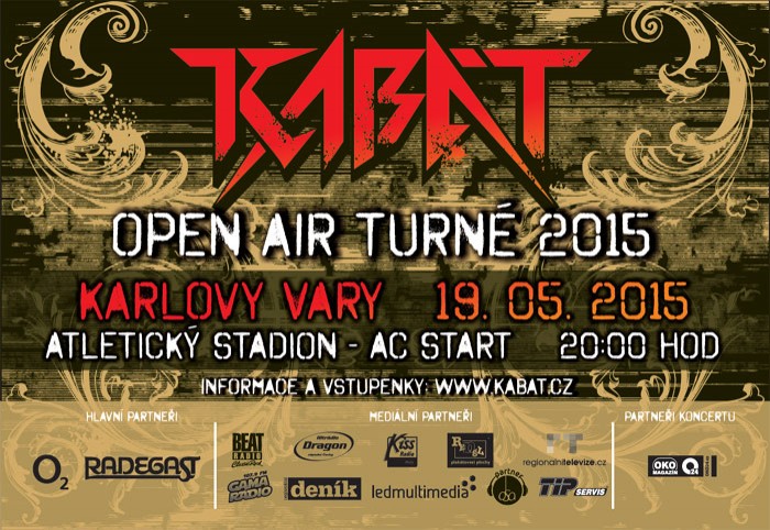 19.05.2015 - Kabát - OPEN AIR TURNÉ 2015 - Karlovy Vary