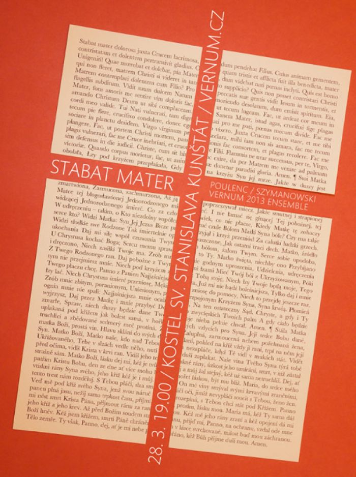 28.03.2015 - Stabat Mater - Vernum 2013 Ensemble / Kunštát