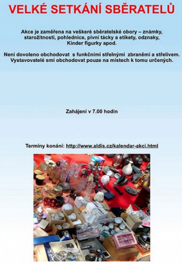 26.04.2015 - Velké setkání sběratelů - burza Aldis v Hradci Králové