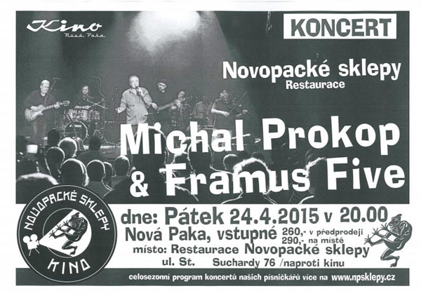 24.04.2015 - Michal Prokop & Framus Five - Nová Paka