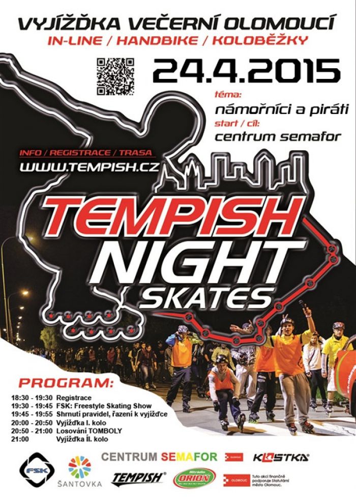 24.04.2015 - TEMPISH Night Skate - Olomouc
