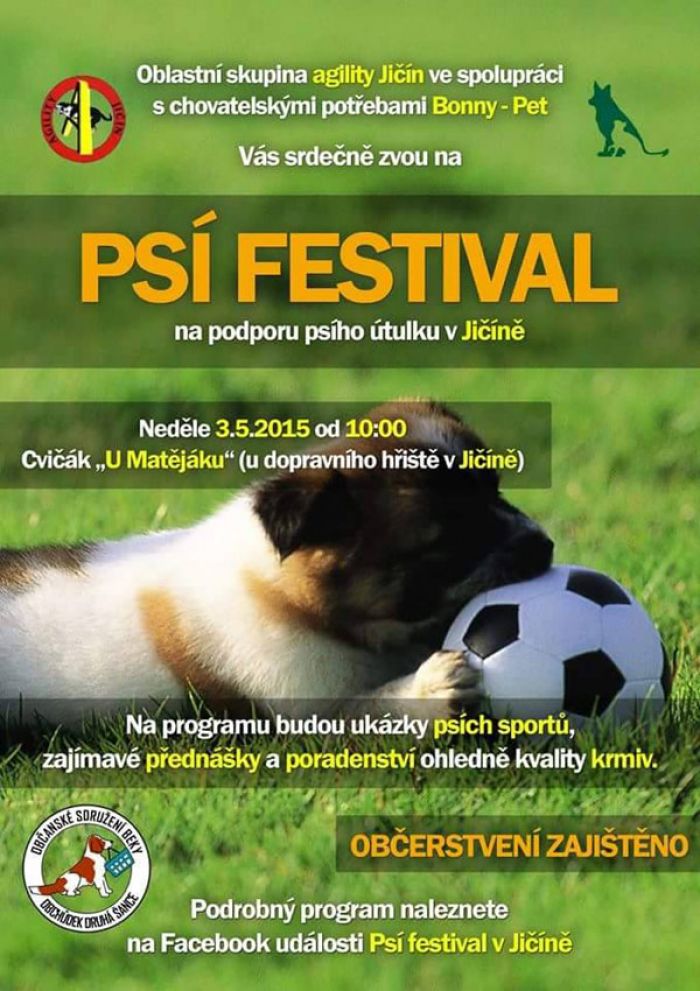 03.05.2015 - Psí festival v Jičíně