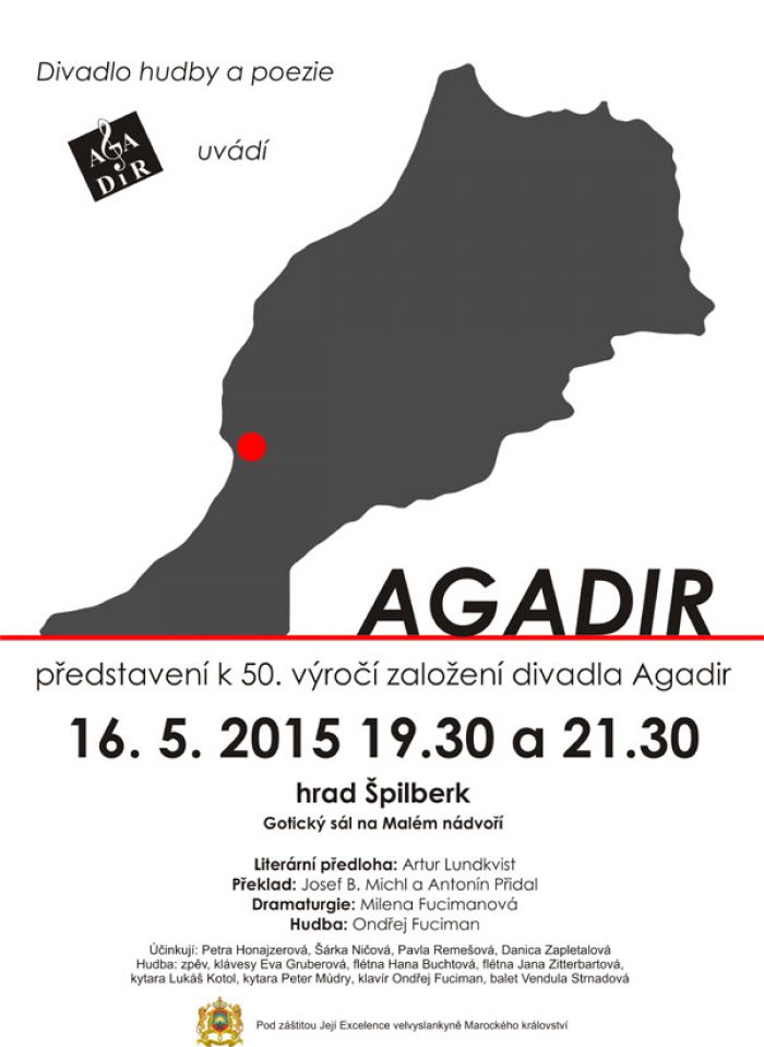 16.05.2015 - AGADIR, KONCERTNÍ MELODRAM - Brno