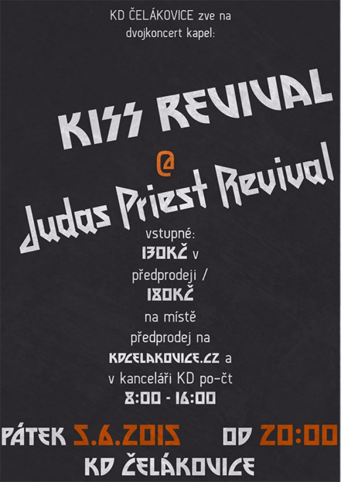 05.06.2015 - KISS revival a Judas Priest revival - Čelákovice