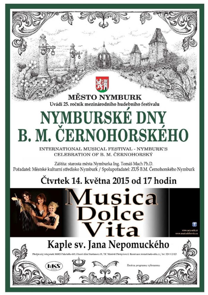 14.05.2015 - Festival B.M. Černohorského: Musica Dolce Vita   /  Nymburk