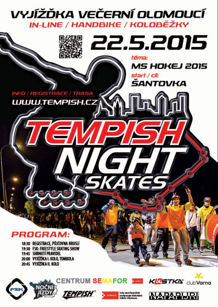 22.05.2015 - TEMPISH Night Skate - MS HOKEJ 2015 /  Olomouc